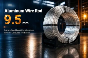 9.5mm aluminum wire rod for electrical wire and conductor manufacturing