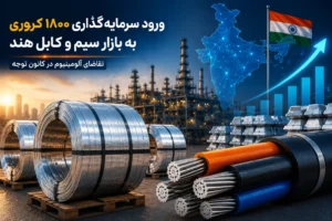 رشد بازار سیم و کابل هند و افزایش تقاضا برای آلومینیوم در سال ۲۰۲۶